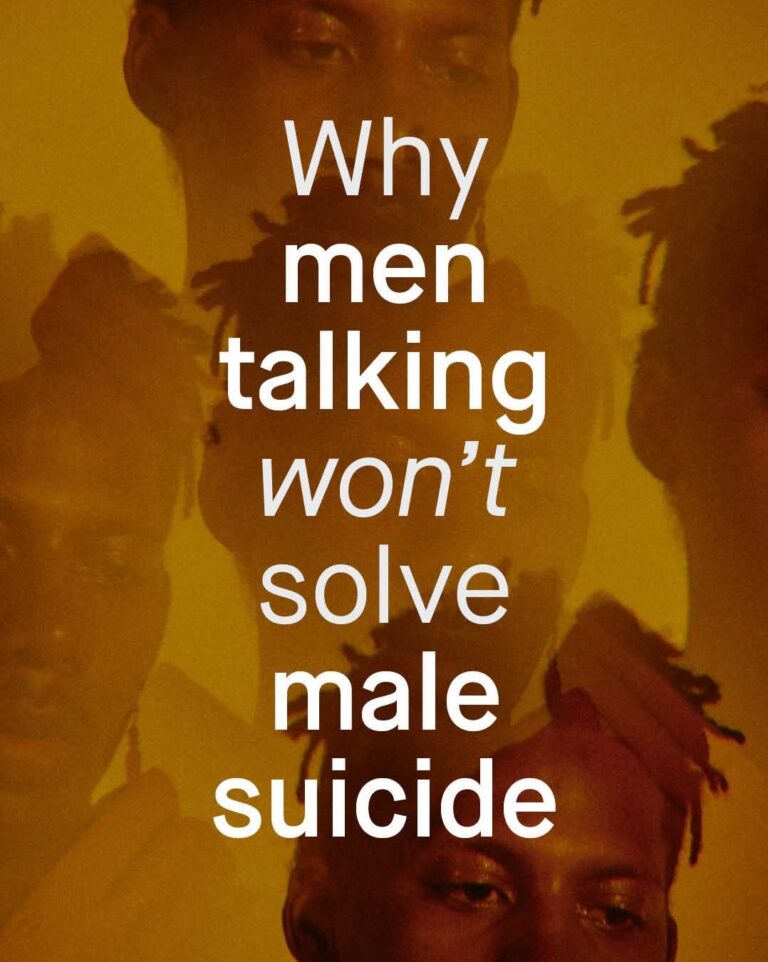 Beyond “Men Can Talk”: Turning the Tide on Suicide