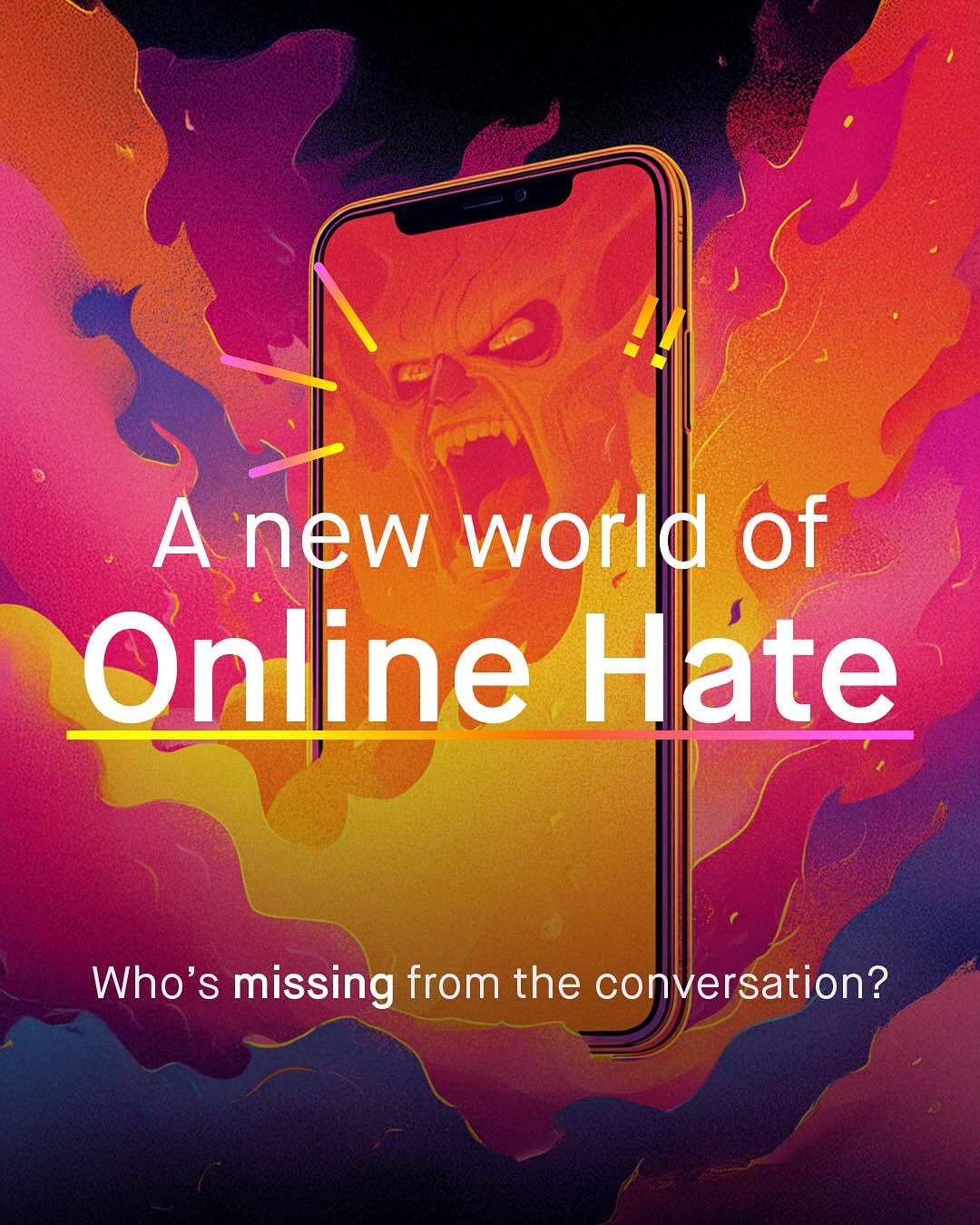 A new world of Online Hate Who's missing from the conversation?