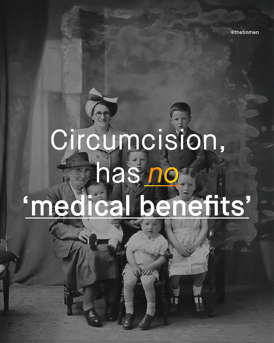 @thetinmen Circumcision, has no 'medical benefits'