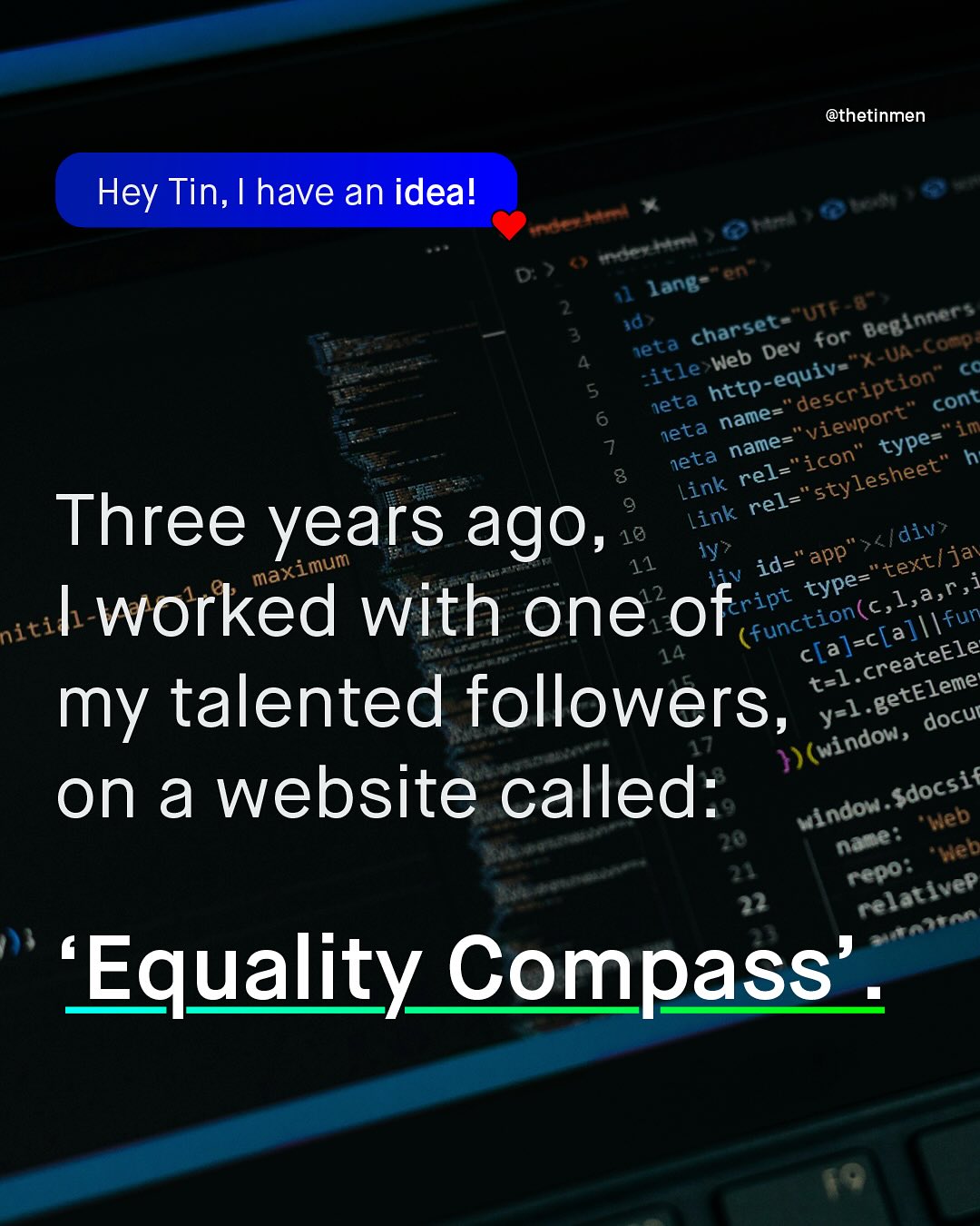 @thetinmen Hey Tin, I have an ideal D: S a lang on F FUTt 30 charset Bcrinncte Feta Dev for Y-UA Cocot Litle Neb http-equive cc 5 eta description cont 6 eta name= 'vieuport" names" type= im eta rel= icon h Link 'stylesheet" link rel= Three years ago, 10 Iy? 74/div maximum 11 id="app text/jav Jiv type= 1 worked with one Ofript (function(c,l,a,r,1 niti fun 14 c[a]-c[a]ll: createEle tal my talented followers, getEleme' y-l. docur }) (window, on a website called: Sdocsif indou Neb 40 nane Teb Ue cepo: 7 elativep Lo 'Equality Compass