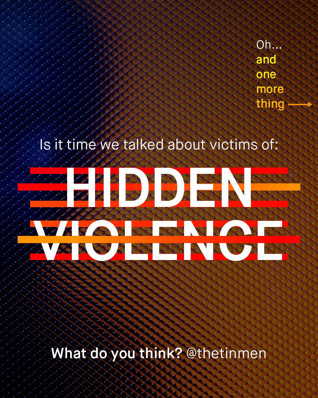 Oh_ and one more thing Is it time we talked about victims of: HIDDEN #OLENCC What do you think? @thetinmen
