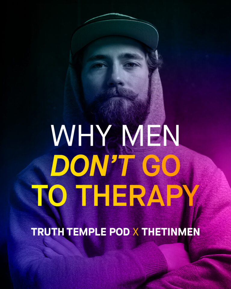 Why men don’t go to therapy