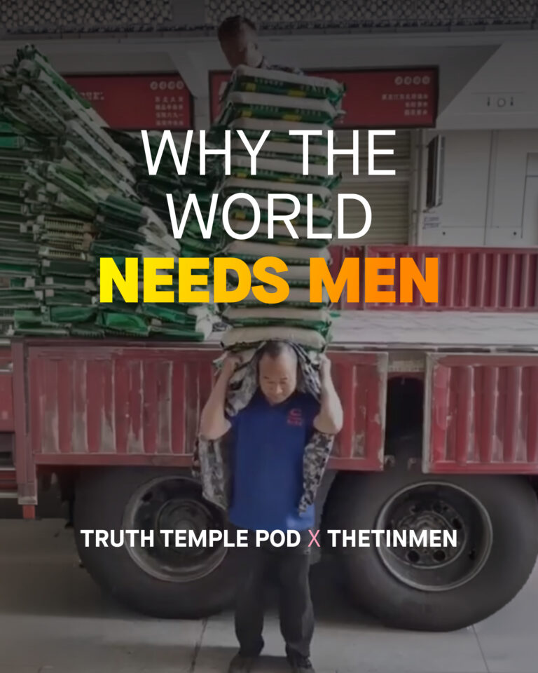 Why the world needs men